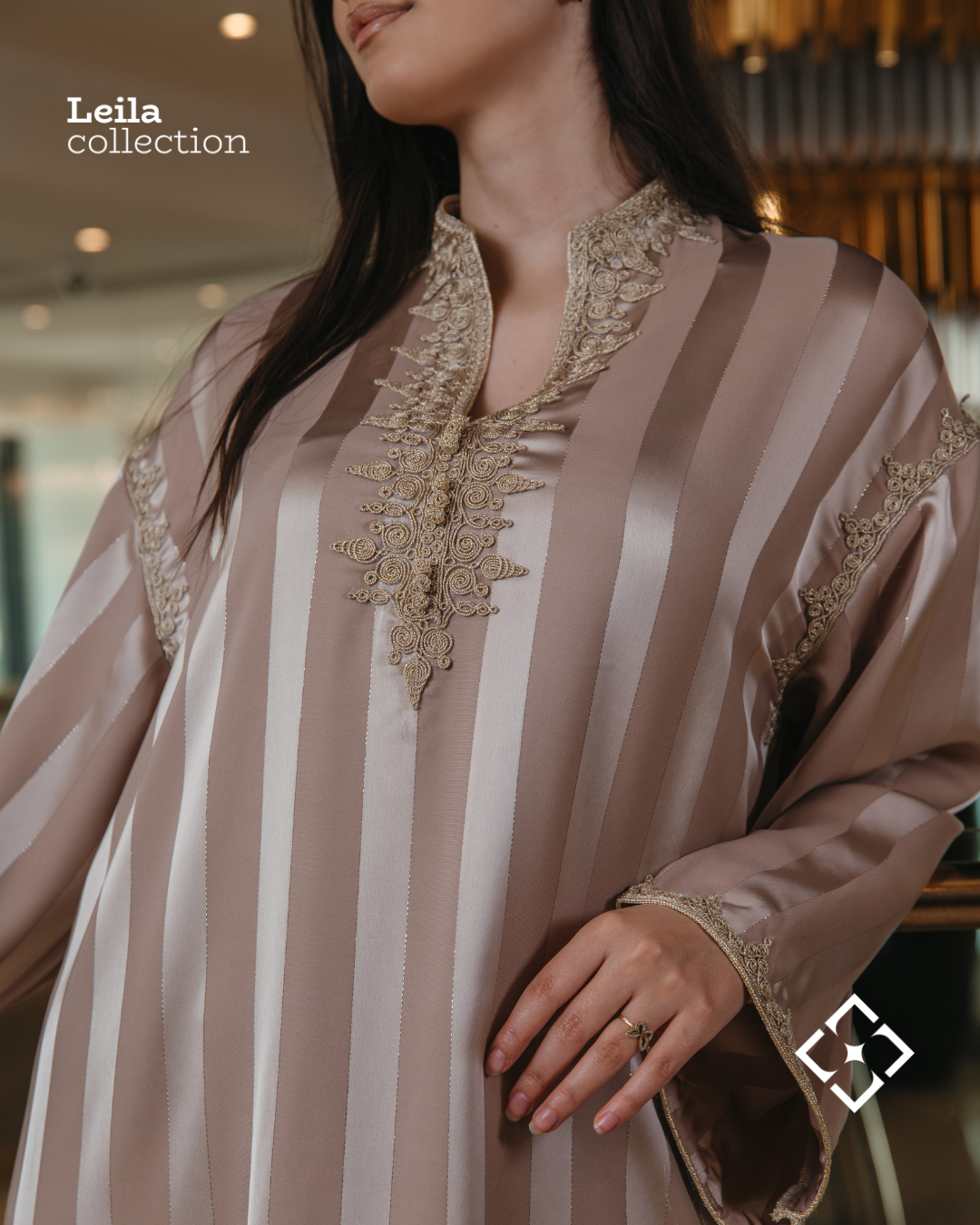 Robe Djawhara beige