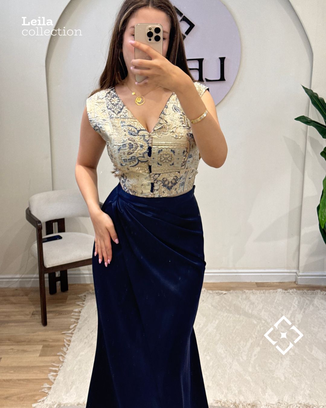 Ensemble Narine Bleue foncé