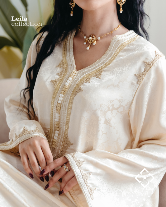 Robe Leila Blanc cassé