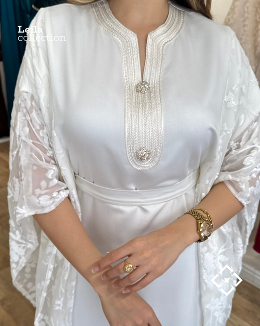 Robe Papillon Blanche