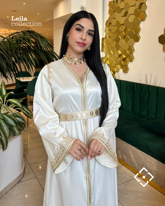 Caftan Helena  Blanc Cassé