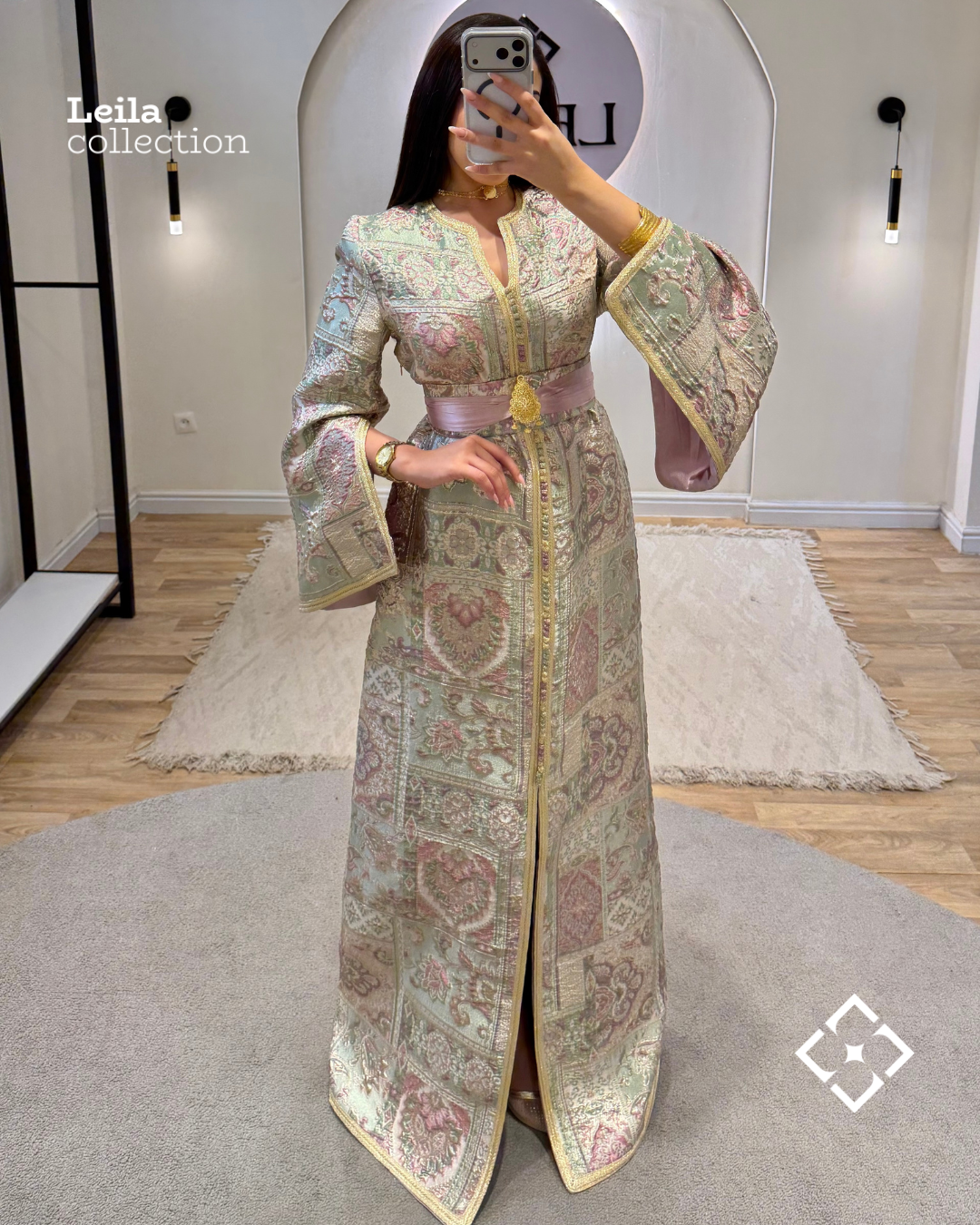 Caftan royal vert