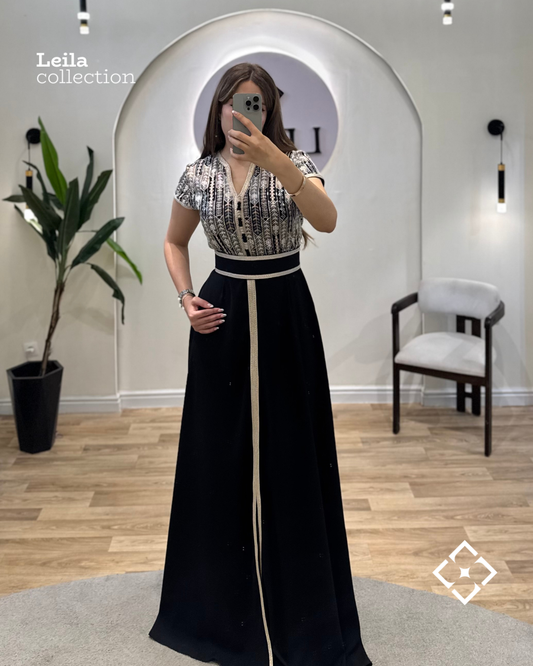 Caftan Sara noir