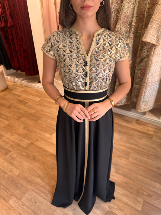 Caftan Sara noir