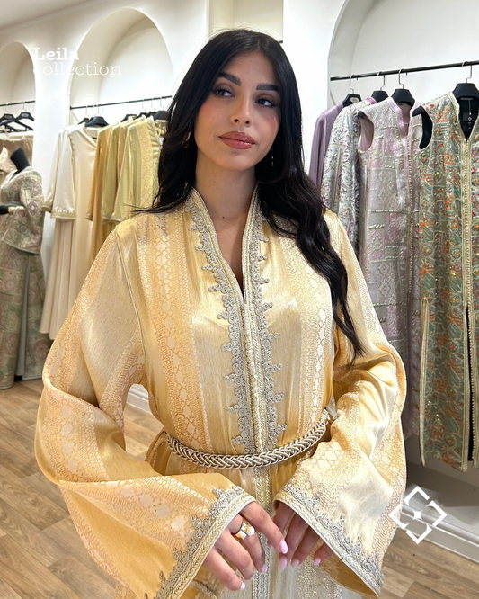 Caftan Jawhara doré